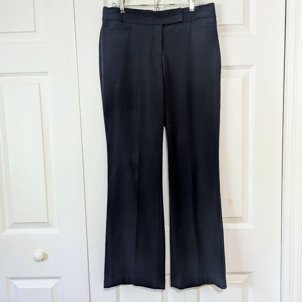 JM Collection Women's Navy wide leg tummy control Size6 dress pants #office